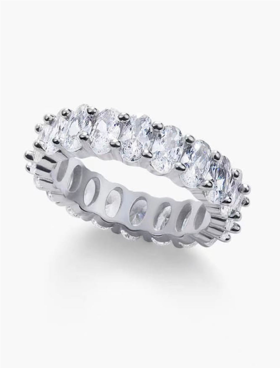 Silver eternal ring
