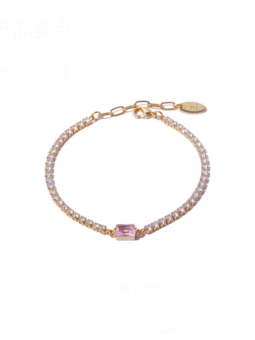 Single Pendant tennis Bracelet