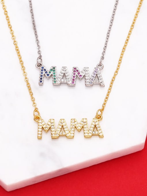 14k gold MAMA vintage Necklace
