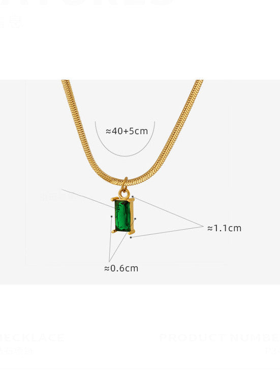 18k Gold plated pendant necklace