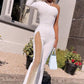 White one shoulder Jumpsuit