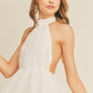 Lindsey Open back halter tutu dress