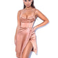 Bridgette Satin Corset Dress