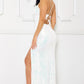 Kendra White long gown