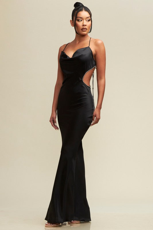 Anastasia Satin Gown