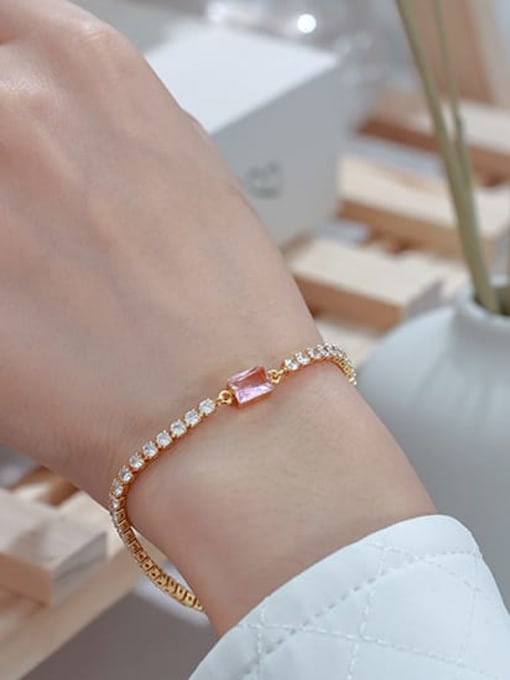 Single Pendant tennis Bracelet