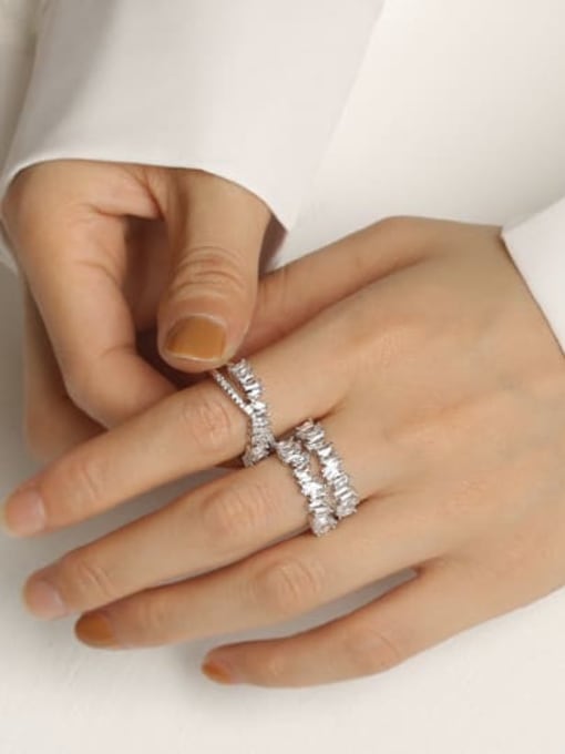 Luxury Irregular Silver Band