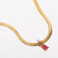 18k Gold plated pendant necklace