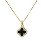 14K Gold plated clover leave necklace