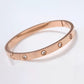 14k Gold Plated Love Bangel bracelet