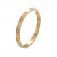 14k Gold Plated Love Bangel bracelet