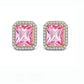 Pink Cubic Earrings