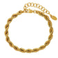 18K Gold Rope Bracelet