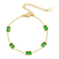 14k Gold Emerald Bracelet