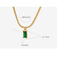 18k Gold plated pendant necklace