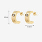 14k gold eternal earring studs