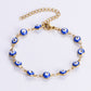 18k gold plated Evil Eye Chain Bracelet