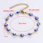 18k gold plated Evil Eye Chain Bracelet