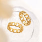 14k gold Plated Rope ring