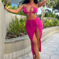 Hot pink summer days two piece