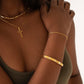 14k Gold Plated Love Bangel bracelet