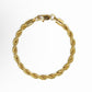 18K Gold Rope Bracelet