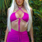 Hot pink summer days two piece