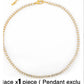18k Gold Filled Letter pendant Necklace