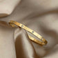 14k Gold Plated Love Bangel bracelet