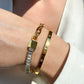 14k Gold Plated Love Bangel bracelet