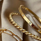 14k Gold Plated Love Bangel bracelet